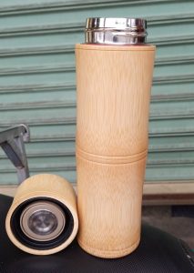 Bamboo thermal canister