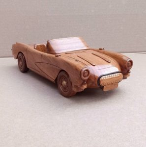 Wooden classic car