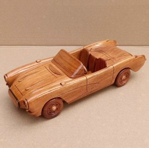 Wooden classic car