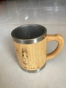 bamboo cup with handle