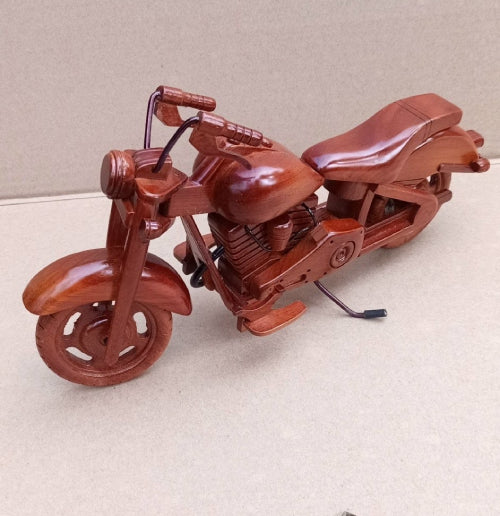 wooden decoration motorbike